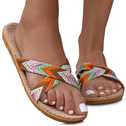 Klapki Słomiane Lekkie...