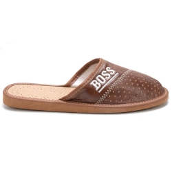 Kapcie Męskie Skórzane BOSS...